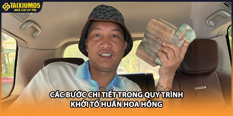 Các bước chi tiết trong quy trình khởi tố Huấn Hoa Hồng 