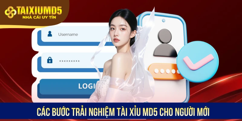 Các bước trải nghiệm Tài Xỉu MD5 cho người mới